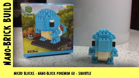BootLego: Nano-Block Squirtle Pokemon Go Build | Nano-Brick Build | Adults Like Toys Too