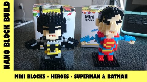 BootLego: Magic Blocks DC Batman & Superman | Nano-Brick Build | Adults Like Toys Too