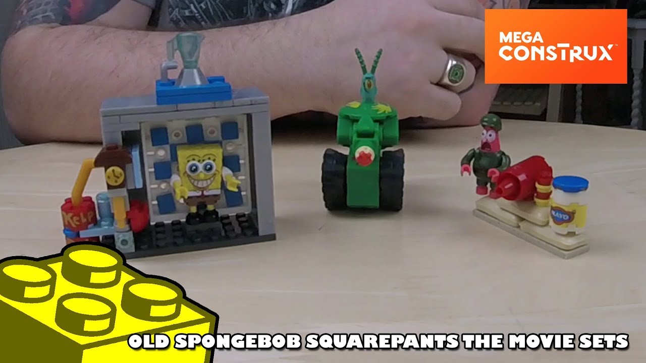 Mega Bloks: The Spongebob Movie Sets | Mega Bloks Build | Adults Like Toys Too