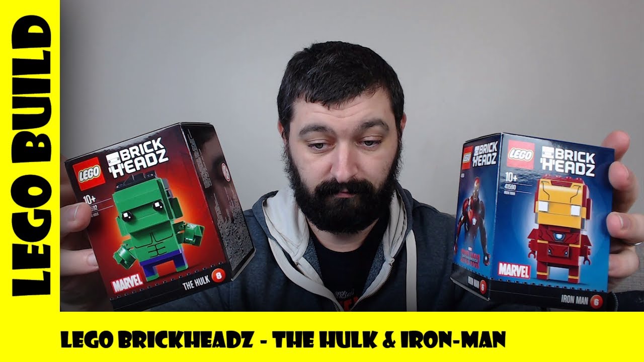 Lego Brickheadz -The Hulk & Iron Man (Sets #41592 & #41590)  | Lego Build | Adults Like Toys Too