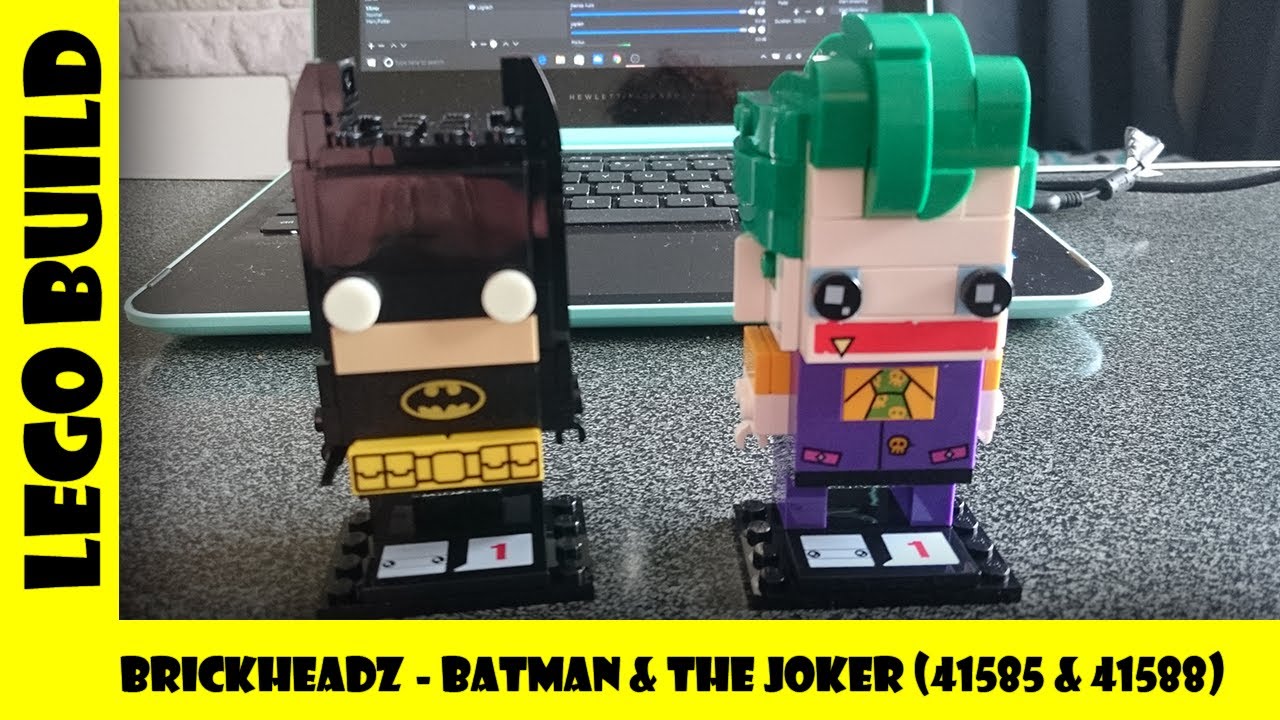 Lego Brickheadz - Batman & The Joker (Sets #41585 & #41588)  | Lego Build | Adults Like Toys Too