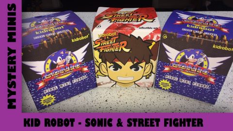 Sonic the Hedgehog & Street Fighter Kid Robot Figure Unboxing | Adults Like Toys Too