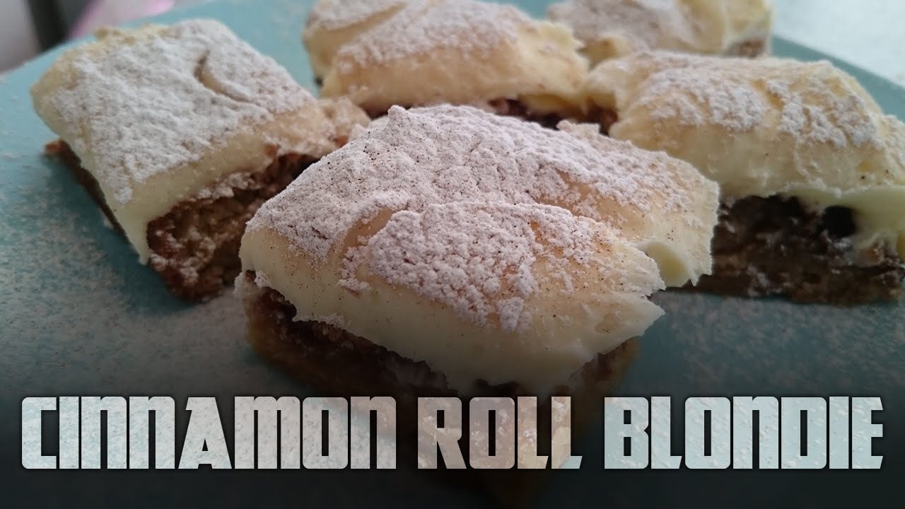 How to make Cinnamon Roll Blondies | Cooking