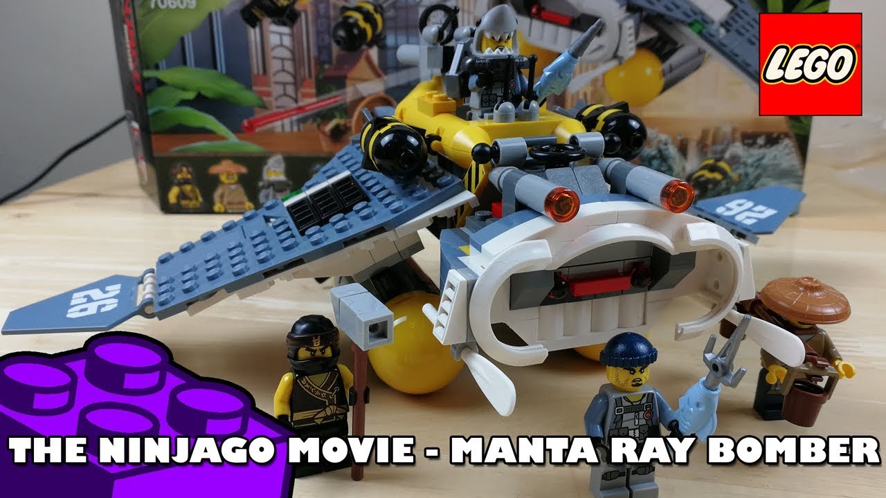 Lego Ninjago Movie - Manta Ray Bomber | Lego Build | Adults Like Toys Too