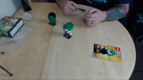 Live Stream Test - Rebuilding the Hulk & Joker BrickHeadz