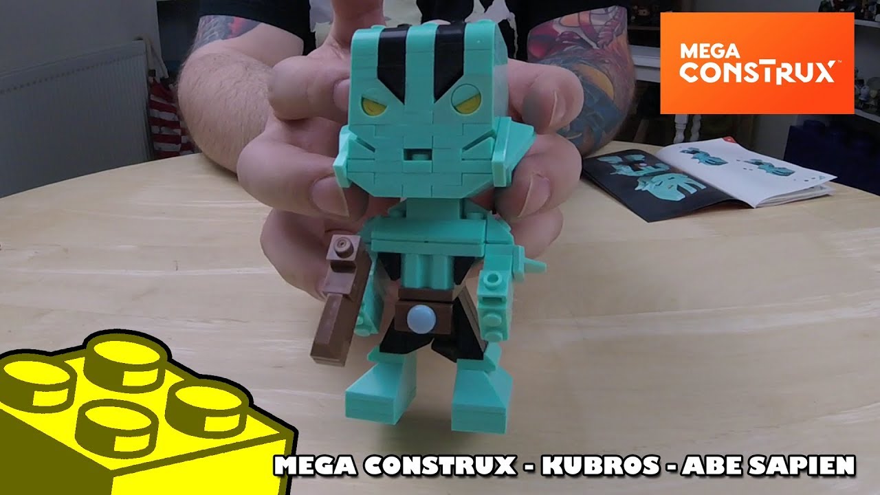 Mega Construx Kubros: Hellboy - Abe Sapien | Mega Bloks Build | Adults Like Toys Too