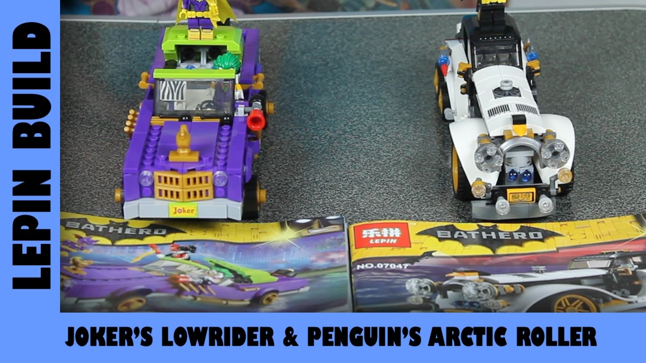 BootLego: Lepin Joker's Lowrider & Penguin's Arctic Roller | Lepin Build | Adults Like Toys Too