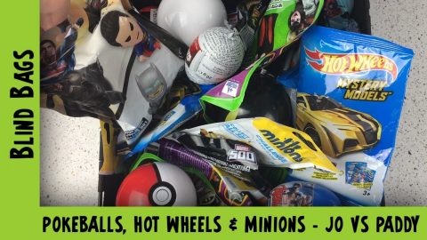 Mystery Blind Bags Random Blind Bag opening - Pokeballs, Minions & Hot Wheels | Adults Like Toys Too