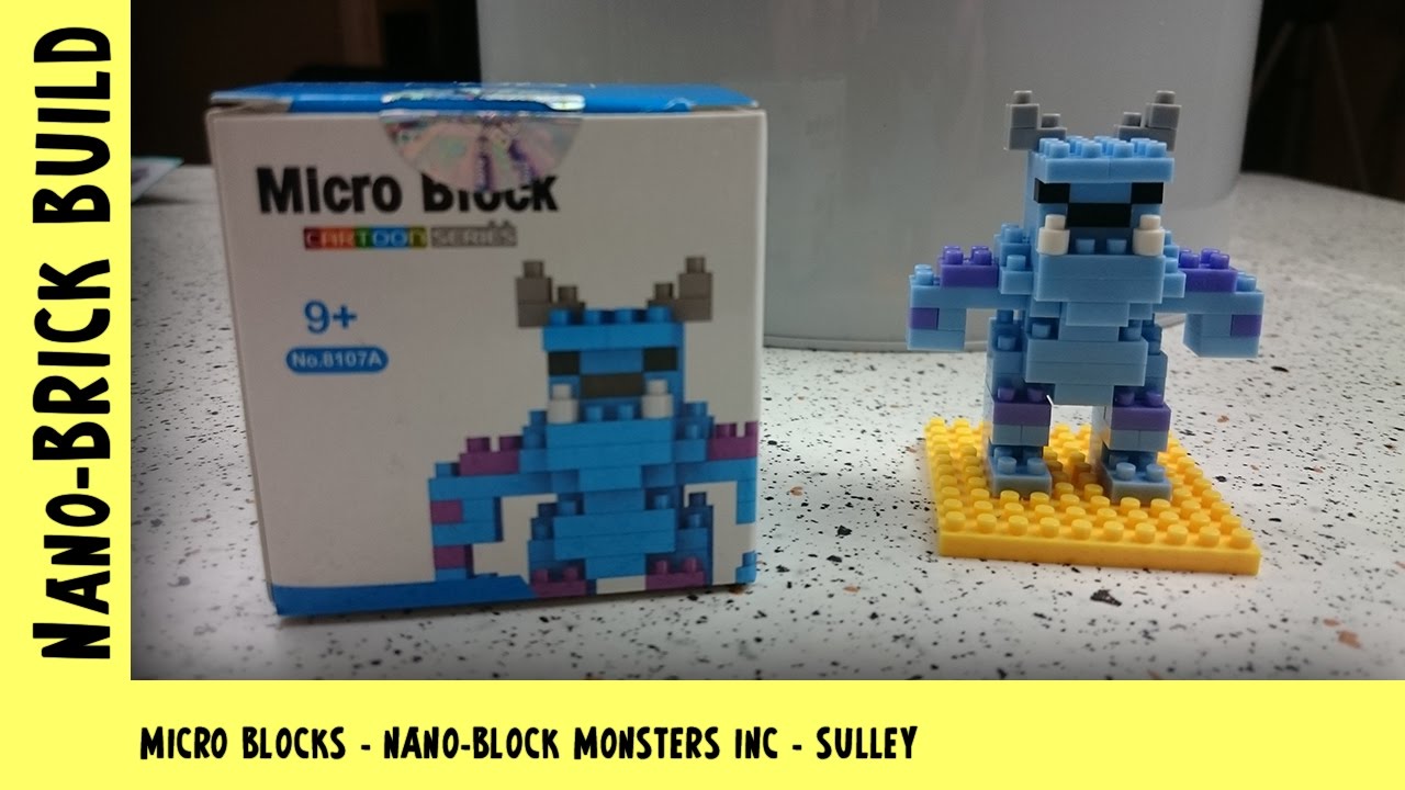 BootLego: Micro Blocks - Nano-Block Monsters Inc Sulley | Nano-Brick Build | Adults Like Toys Too