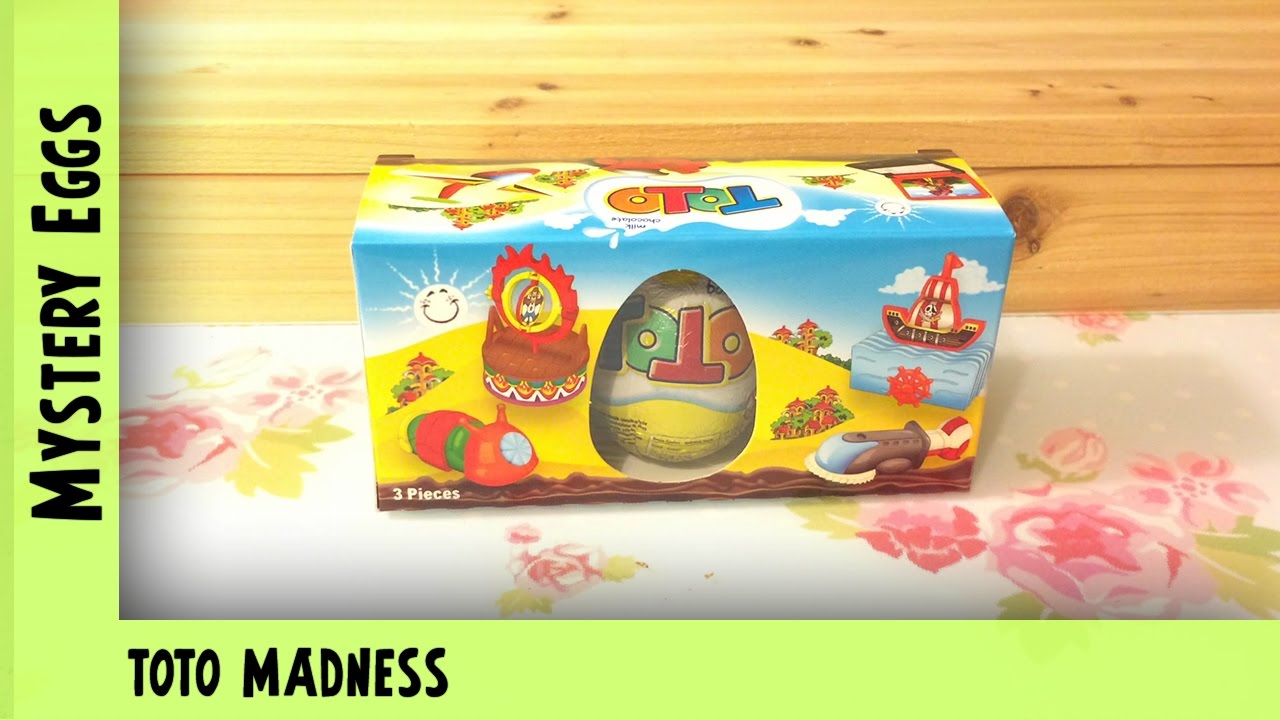 Toto Madness  - chocolate surprise egg opening| Adults Like Toys Too