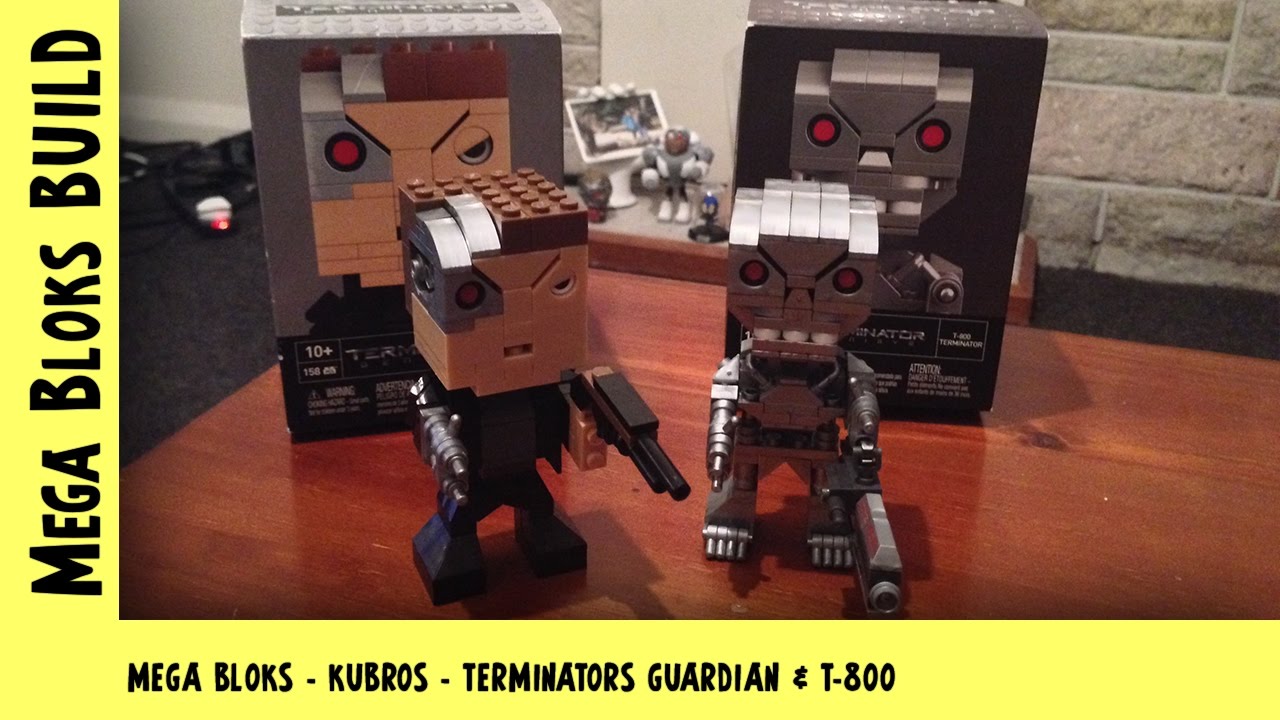 Mega Bloks Kubros: Wave 1 & 2: Terminator Guardian & T-800 | Mega Bloks Build | Adults Like Toys Too