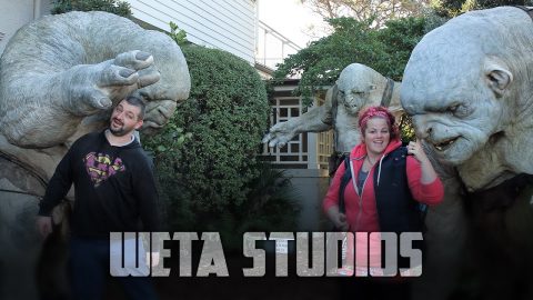 Visiting Gollum at Weta Studios | Vlog