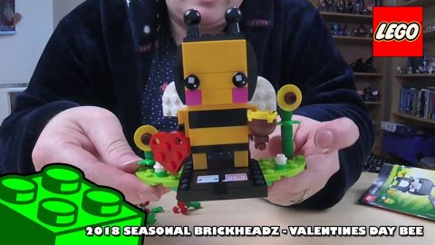 2018 Seasonal Brickheadz - Valentines Bee - Timelapse | Lego Build | Adults Like Toys Too