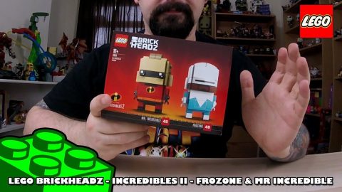 Lego Brickheadz - Incredibles II - Frozone & Mr Incredible - Timelapse