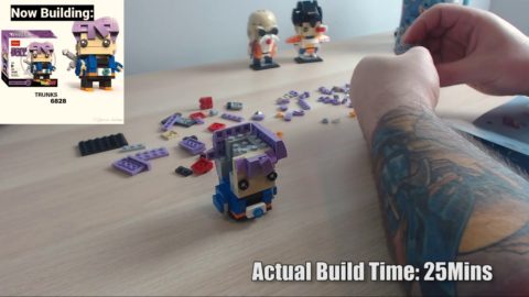 Decool CuteDoll Trunks - Dragonball Z Timelapse (Lego Brickheadz Clone)