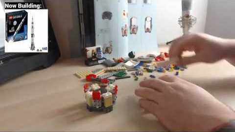 Lego Saturn V - Chilled Livestream Build #1